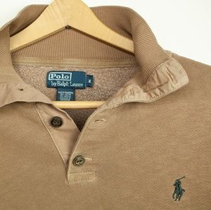 Polo Ralph Lauren Button Mock Neck Sweater size M